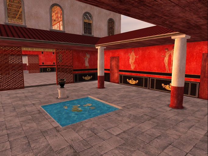 Pompeii Roman House Domus (2048 sqm)