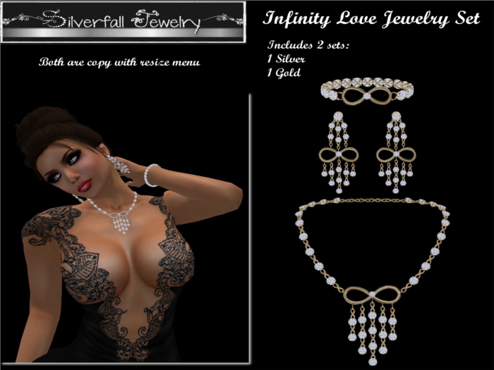 Infinity Love Jewelry Set