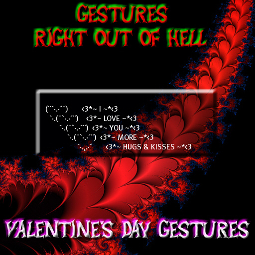 I LOVE YOU MORE GESTURE