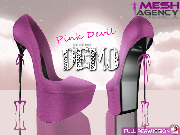 Slink High Heel PUMPS "Pink Devil" DEMO