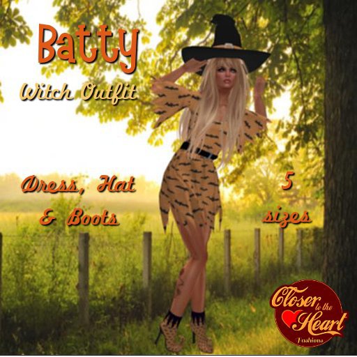 Batty Witch Outfit ***