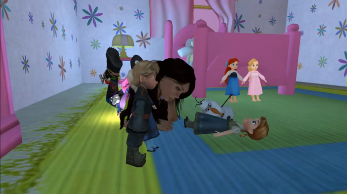 Kid Belly Lay Arm Post