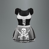 Charcoal Oktoberfest Pirate Mesh Dress