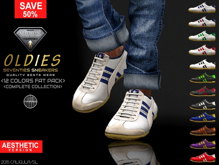 CA AESTHETIC OLDIES SNEAKERS FAT PACK