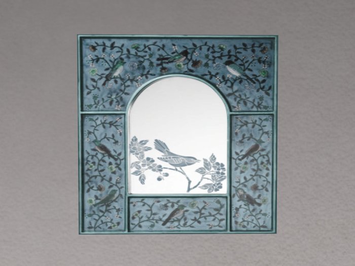 Blue Tile Picture - Birds