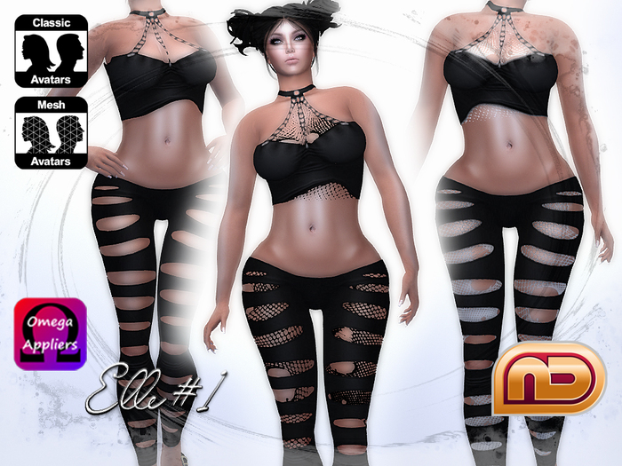 [NetLife Design] Elle black #1  + Appliers {wear me}