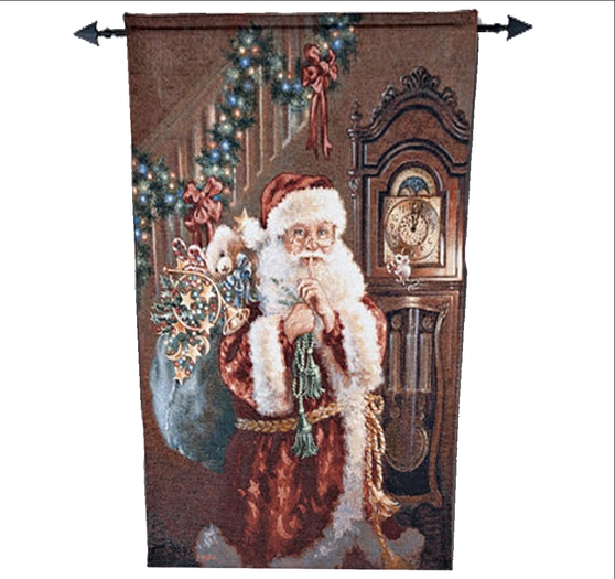 Delivering Gifts Tapestry (Size Modifyable)