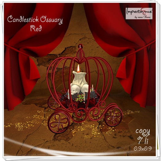 Candlestick Ossuary Red