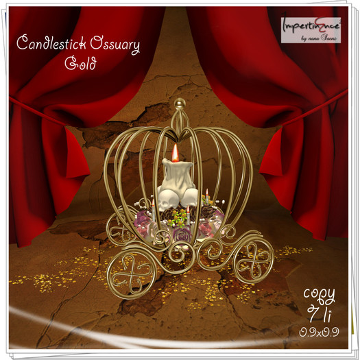 Candlestick Ossuary Gold