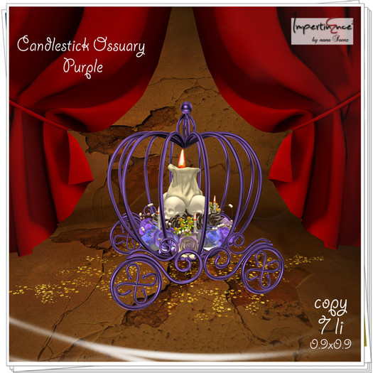 Candlestick Ossuary Purple