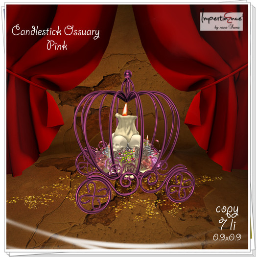 Candlestick Ossuary Pink