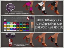 ~i~ Beth Clogs & Socks (Slink Mid & Unrigged) (Add Me)