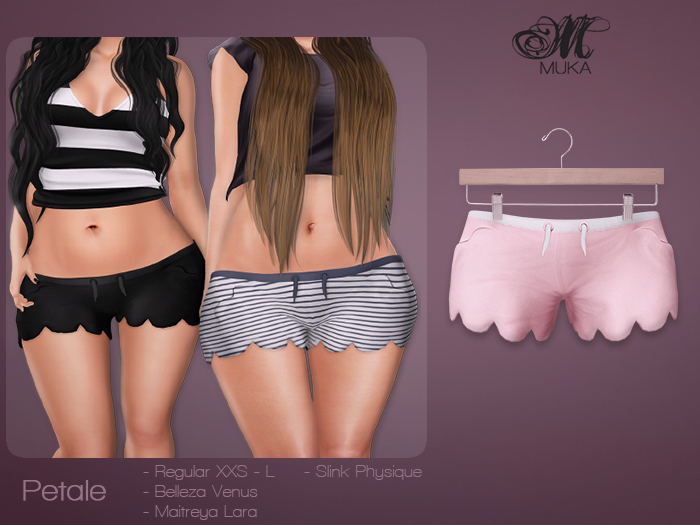 *MUKA* Petale - Pink (Maitreya/Belleza/Slink)