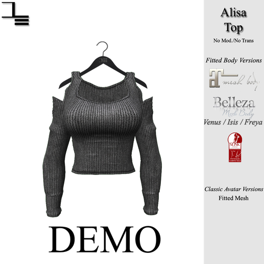 DE Designs - Alisa Top - DEMOS