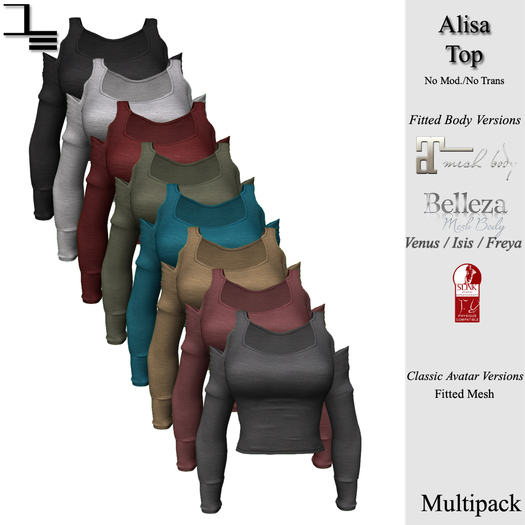 DE Designs - Alisa Top - Fabric Multipack