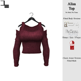 DE Designs - Alisa Top - Rose Sweater