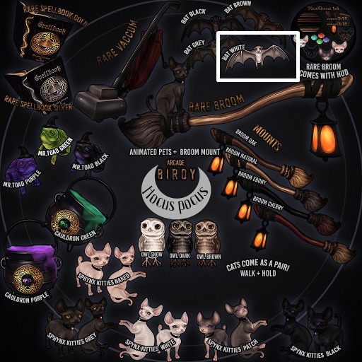 Birdy - Hocus Pocus - Bat - White [box]