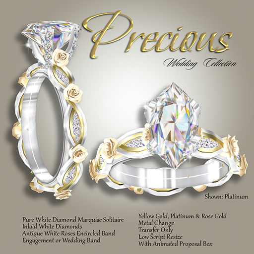 Exquisite Precious Pink Engagement Ring