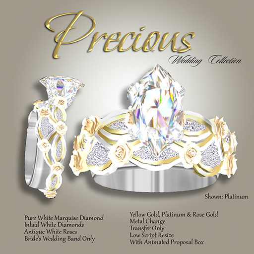 Exquisite Precious Pink Engagement Ring