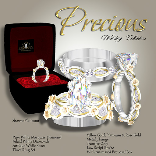 Exquisite Precious Pink Engagement Ring