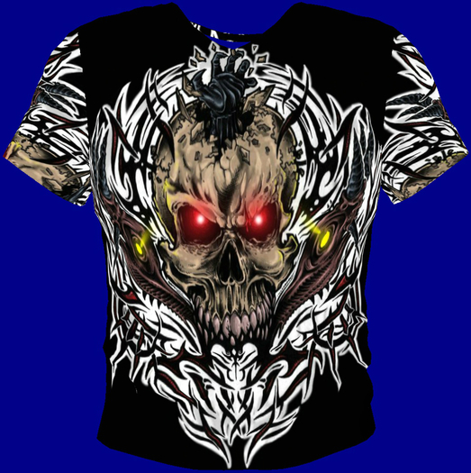 Skull Break T-Shirt (Mesh)