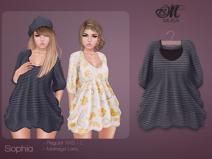 *MUKA* Sophia - Navy (Maitreya)