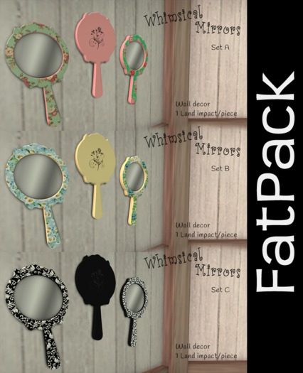 Whimsical Mirrors FatPack (mesh) - Bokeh