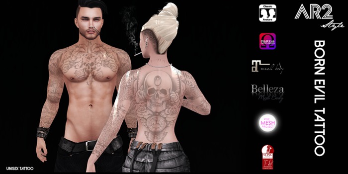 [AR2 Style] The Born Evil Tattoo (Wear Me)