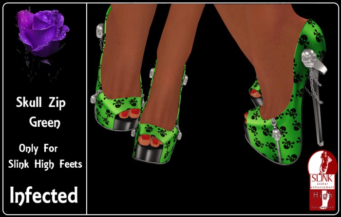 >>inFECTed<< - Skull Zip Green