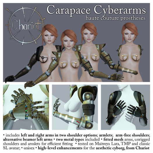 [Chariot] Carapace Cyberarms 