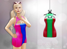 [FLRN] Becca Dress Red&Green