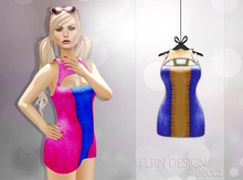 Becca Dress Navy&Yellow