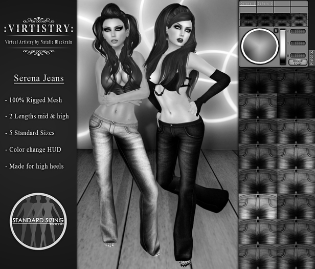 :VIRTISTRY: Serena Jeans DEMO