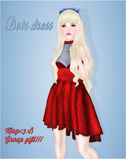 Mag<3.B  group gift Dots dress