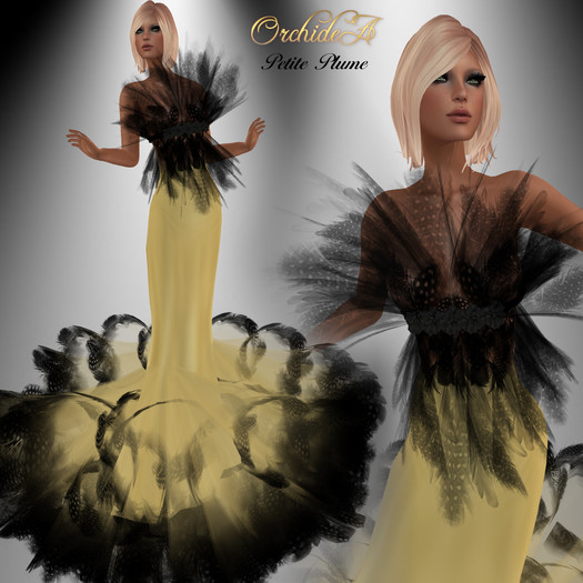 ** Orchidea** PETITE PLUME gold