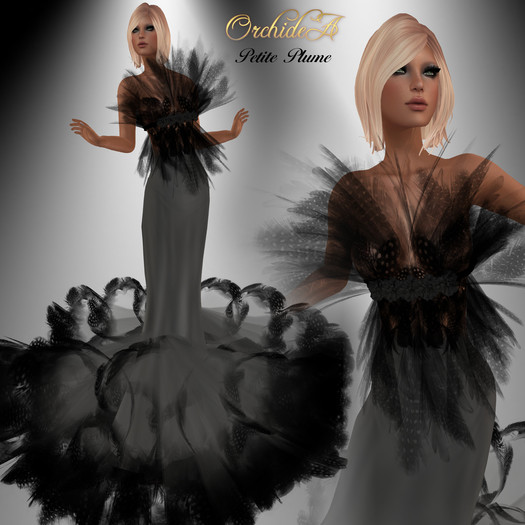 ** Orchidea** PETITE PLUME grey