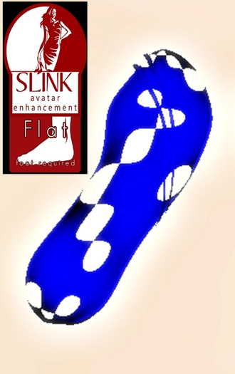 slipper strip blue