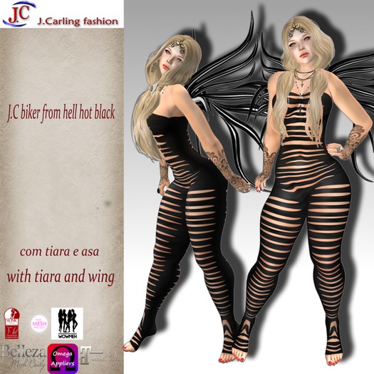 J.C biker from hell hot black