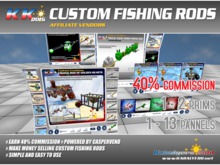 Affiliate Vendors - Custom Fishing Rods - 40% Commission - Earn Linden Dollars