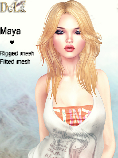 =DeLa*= Mesh Hair "Maya" All colors
