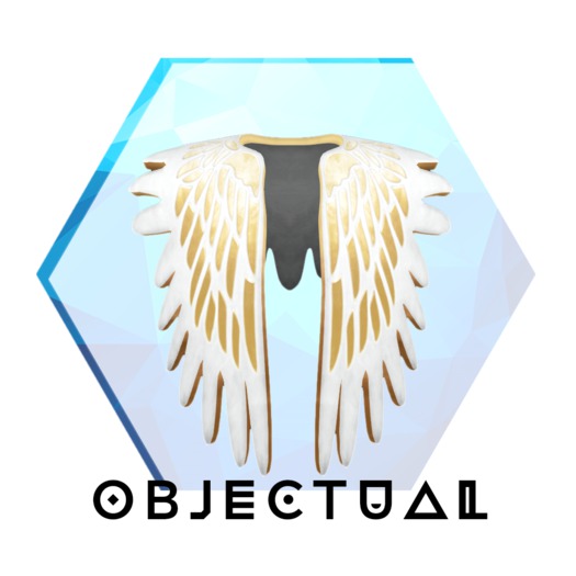 OBJECTUAL = Ascended Shawl - WHITE+GOLD