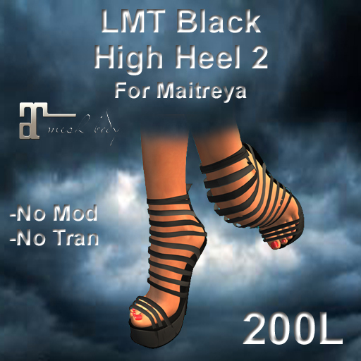 LMT Black High Heel 2 (Boxed)