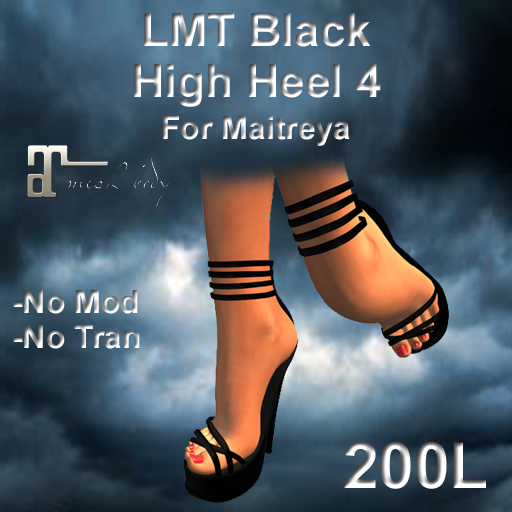 LMT Black High Heel 4 (Boxed)