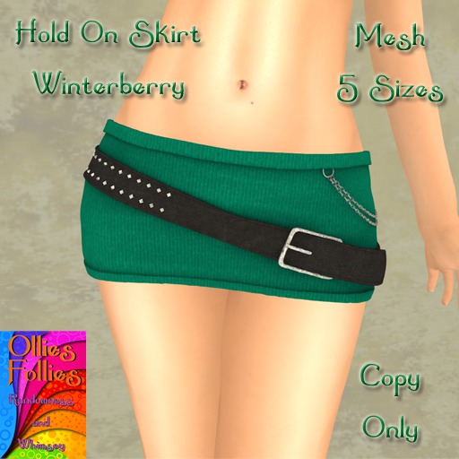 Hold On Skirt Aqua ~OF~