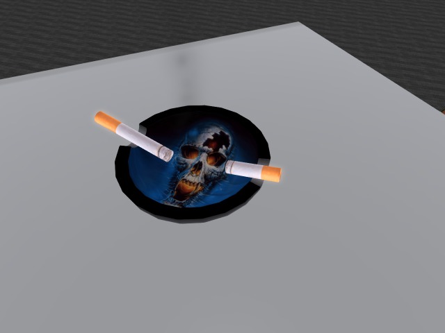 Ashtray skull  (transferable)