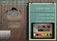 Addams // Sophia Tank Top // Light Brown