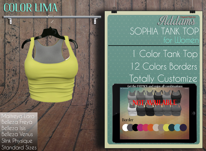 Addams // Sophia Tank Top // Lima