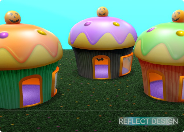 Reflect Design - Cupcake Market Stall Halloween Expansion