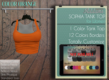 Addams // Sophia Tank Top // Orange