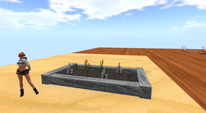 Garden box stone 15 land impact